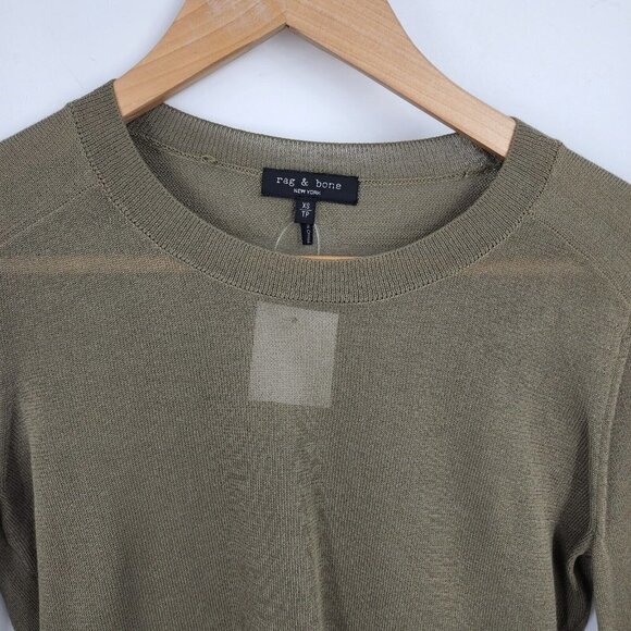 Rag & Bone Women's Ola Viscose Lightweight Crew Slim Fit Sweater Size XS NWT - Picture 6 of 12